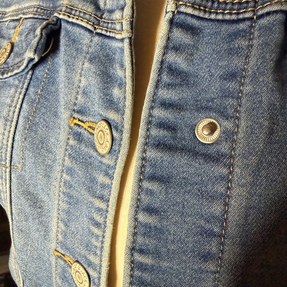 Cat & Jack Dark Blue Denim Jacket - Blue - Picture 2 of 6